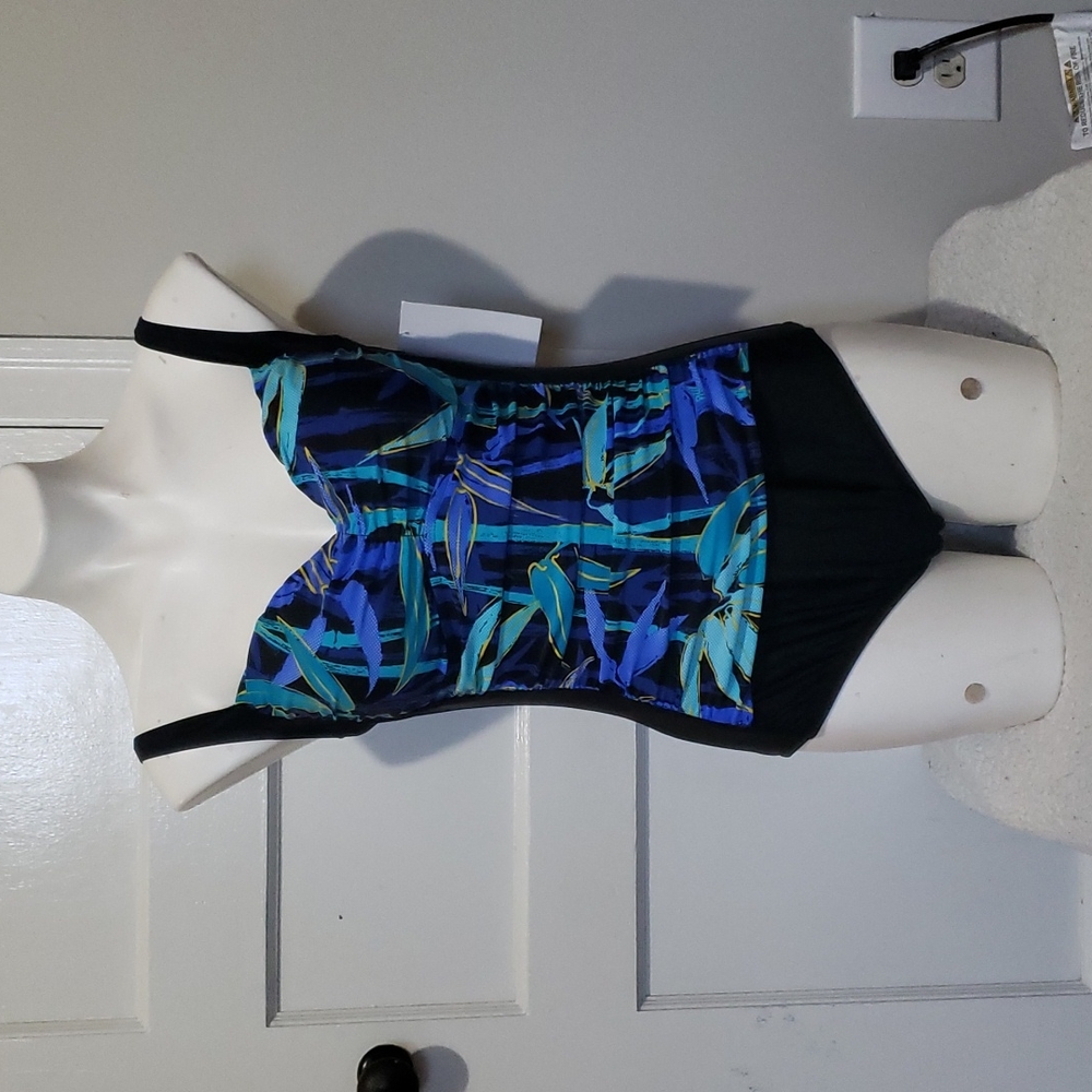 NWT Azul One Piece instant minimizer Woman's Swimming suit